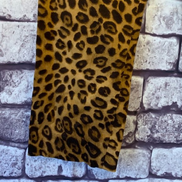 Jones New York Animal Print Ankle Pants Size 4 - Picture 3 of 8